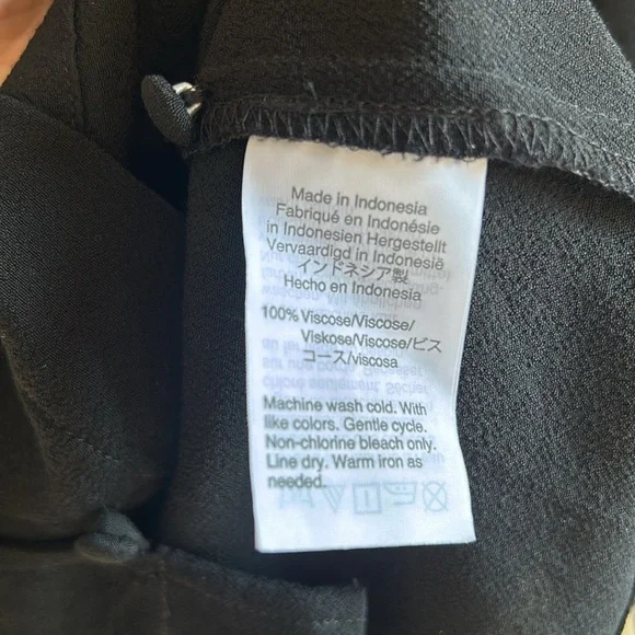 Madewell Heather long sleeve black button-front dress, NWT, size xxs - Picture 10 of 15